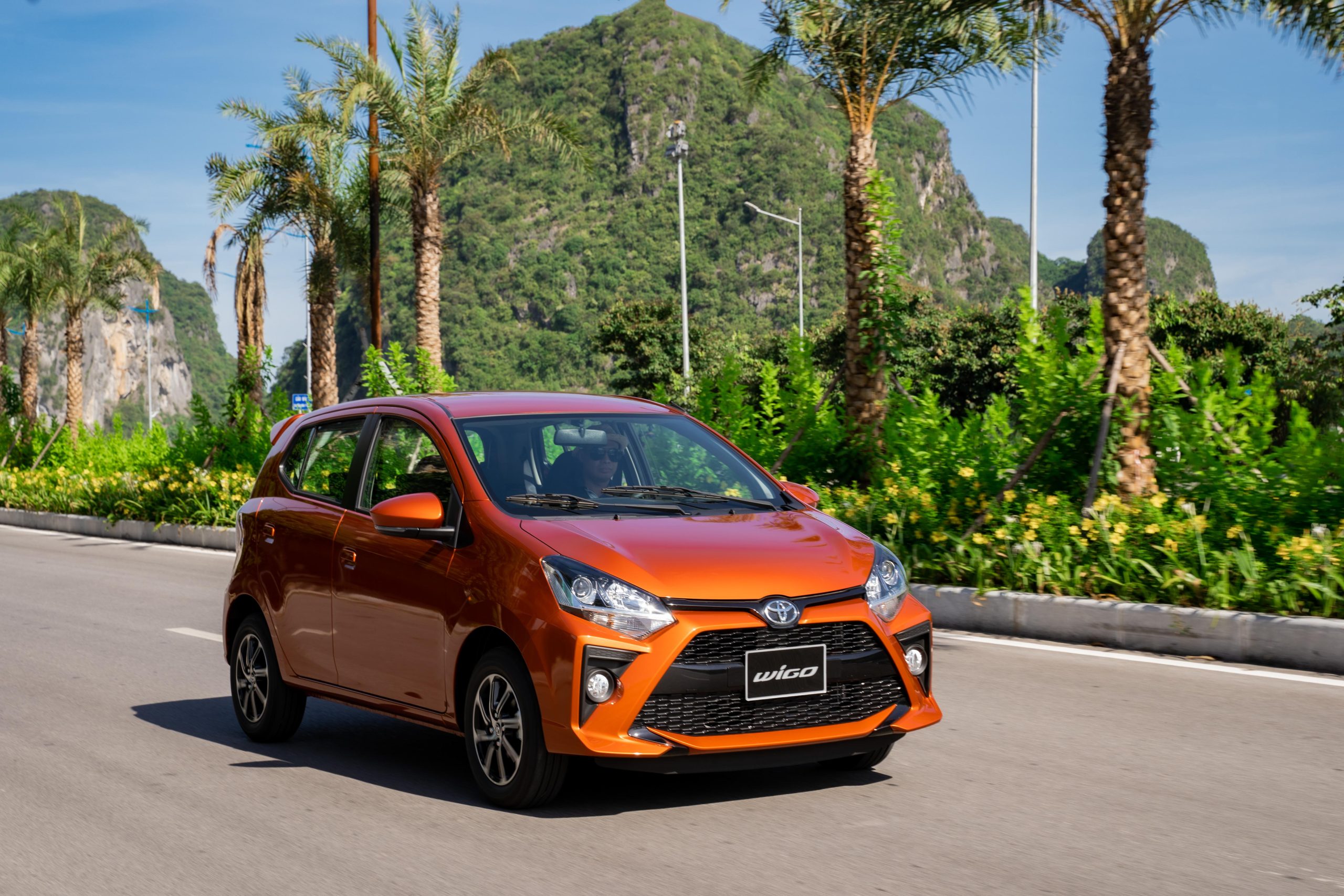 Toyota Wigo là mẫu hatchback nhỏ gọn, phù hợp di chuyển trong đô thị.